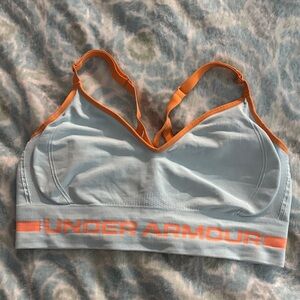 Under Armour Blue and Orange Sports Bra